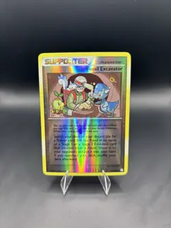 Fossil Excavator [Reverse Holo] - 111/123 - Pokemon Mysterious Treasures - LP - Image 1
