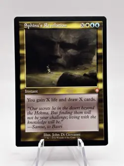 Sphinx's Revelation (Retro Frame) Commander: the Brothers' War Regular MTG NM - Image 1