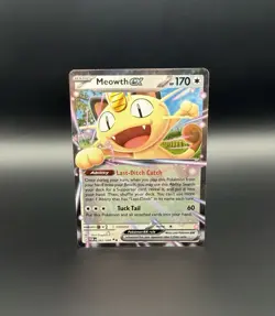 Meowth EX 062/088 Double Rare ME03 Perfect Order Pokemon Holo Near Mint NM - Image 1