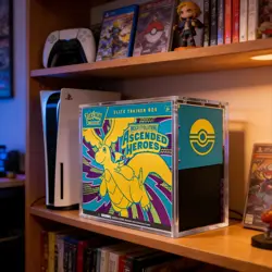 Pokemon Mega Evolution Ascended Heroe Elite Trainer Acrylic Display Storage Case - Image 2