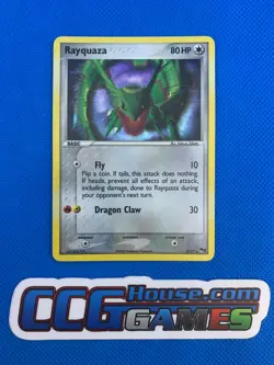 Pokemon POP Series 1 Promo - Rayquaza 3/17 Holo Foil With Swirl *CCGHouse* RB - Image 2