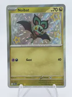2024 Pokemon Paldean Fates Noibat 194/091 Shiny Holo Baby Shiny Dragon NM - Image 1