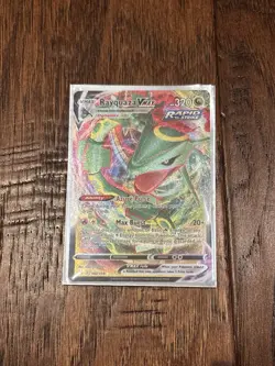 Rayquaza VMAX 101/159 Holo VMAX Rare Crown Zenith Pokemon Near Mint - Image 1
