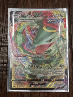 Rayquaza VMAX 101/159 Holo VMAX Rare Crown Zenith Pokemon Near Mint - Image 2