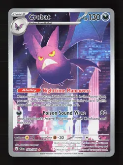 Crobat 093/086 Shiny Rare ME04: Chaos Rising Pokemon Near Mint - Image 1