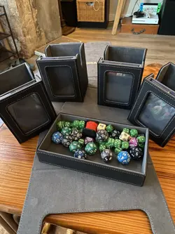 Kabinka Card Deck Box MTG w/ Commander Display 5 in 1 Card Storage Fits 400+ - Image 2