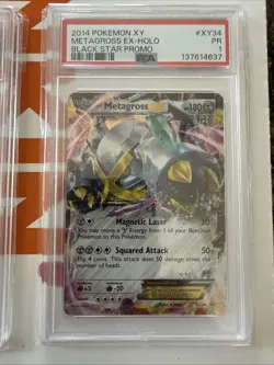 PSA 1 PR M Metagross EX XY35 Black Star Promo 2014 Pokemon And halo 2 Cards Set - Image 4