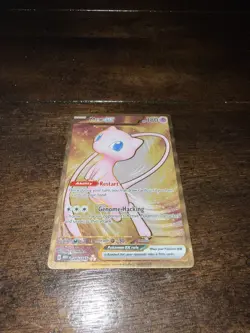 Pokemon: Scarlet & Violet 151- Mew 205/165 Hyper Rare Gold Metal Card - Image 1