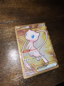 Pokemon: Scarlet & Violet 151- Mew 205/165 Hyper Rare Gold Metal Card - Image 3