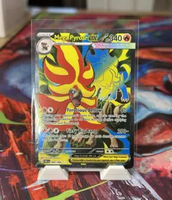 Pokemon Mega Pyroar EX Ultra Rare 099/086 - Chaos Rising NM - Image 1