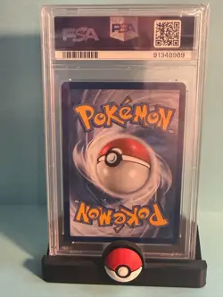 Graded 2021 POKEMON CELEBRATIONS #015 LUNALA HOLO PSA 8 NM- MT NEW - Image 2