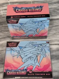 Chaos Rising Pokemon Center PC ETB Elite Trainer Box Sealed W/ Plastic Cover - Image 1
