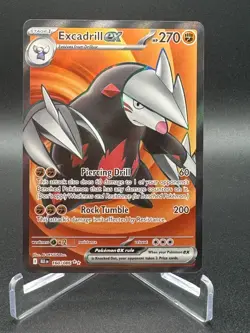 Pokemon TCG Excadrill EX 160/086 Full Art Ultra Rare Black Bolt - Image 1