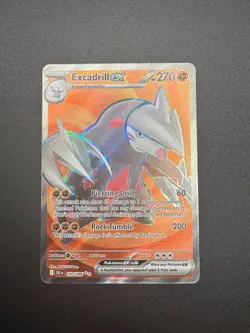 Pokemon TCG Excadrill EX 160/086 Full Art Ultra Rare Black Bolt - Image 2