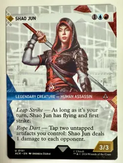 Shao Jun (Showcase) U Universes Beyond: Assassin's Creed 151 MTG Magic - Image 1