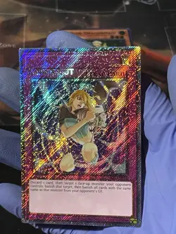 YuGiOh! KARMA CUT RA04-EN128 NAME SHIFT MISPRINT 1st EDITION NM STAMPEDE - Image 1