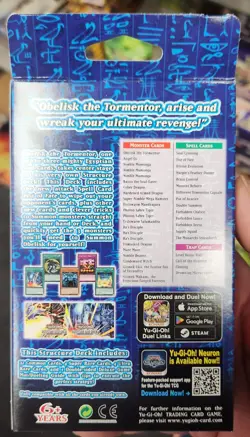 YUGIOH EGYPTIAN GOD DECK: OBELISK THE TORMENTOR [UNLIMITED EDITION] NEW/SEALED - Image 3