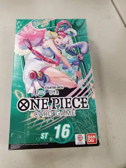 SEALED One Piece Starter Deck 16: GREEN Uta ST16 51 Card Deck + PRB01 Pack - Image 1