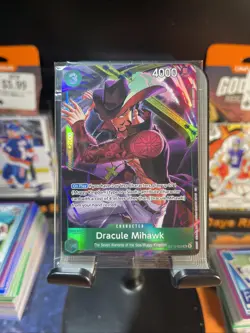 Dracule Mihawk (Illustration Box Vol.4) ST12-003 One Piece Promotion Sealed Foil - Image 1