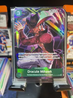 Dracule Mihawk (Illustration Box Vol.4) ST12-003 One Piece Promotion Sealed Foil - Image 3
