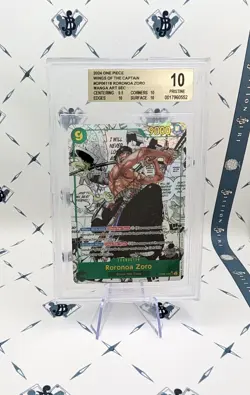 BGS 10 - One Piece OP06-118 Roronoa Zoro MANGA Alt Art English - Image 1