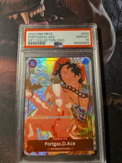 2023 One Piece Gift Collection - PORTGAS D. ACE - #P-028 - GEM MT PSA 10 - Image 3