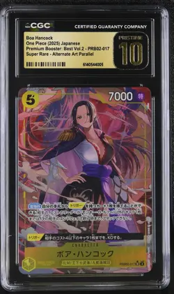 Premium Booster - #PRB02-017 Boa Hancock (Alt Art) CGC PRISTINE 10 - Image 1