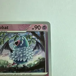 Pokemon Swoobat Master Ball Pattern Sv: White Flare Holo Card 037/086 90 NM - Image 2
