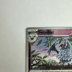 Pokemon Swoobat Master Ball Pattern Sv: White Flare Holo Card 037/086 90 NM - Image 5