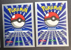 KOFFING X WEEZING LOT - POKEMON KANTO CREALASER RARE TCG CARDS - Image 2
