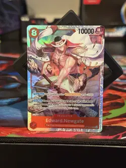 One Piece Card Game The Time of Battle - EDWARD.NEWGATE SR #OP16-003 ENGLISH CCG - Image 1