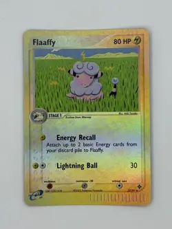Pokemon Flaaffy Dragon Reverse Holo Uncommon Card 27/97 HP80 2003 English - Image 1
