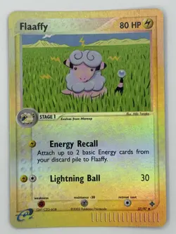 Pokemon Flaaffy Dragon Reverse Holo Uncommon Card 27/97 HP80 2003 English - Image 3
