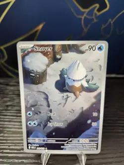 Snover 140/132 Holo Illustration Rare Mega Evolution Pokemon Card NM - Image 1
