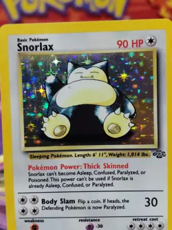 Pokemon TCG Snorlax Holo Rare Card 11/64 Jungle Unlimited Very Light Play! Wotc - Image 4