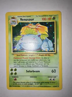 Pokemon TCG Base Set Holo 4-Card Lot Venusaur, Gyarados, Ninetails, Hitmonchan - Image 2