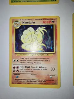 Pokemon TCG Base Set Holo 4-Card Lot Venusaur, Gyarados, Ninetails, Hitmonchan - Image 4