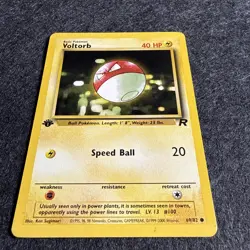 Voltorb 69/82 - 1st Edition Team Rocket Vintage Pokemon Card - Image 2