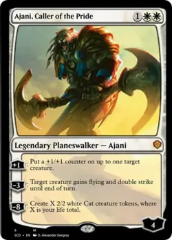 ~ Ajani, Caller of the Pride ~ NM ~ Commander 2022 Starter Decks ~ MTG ~ - Image 1