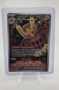 Noctowl Promo SV: Scarlet & Violet Promo Cards Holo 141 NM - Image 3