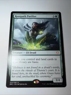MTG Rootpath Purifier Commander: The Brothers' War 024/036 Regular Mythic W5 - Image 2