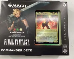 MtG Final Fantasy VII 7 Commander Deck Limit Break Raise Stats Past 7 Powr D1C - Image 1