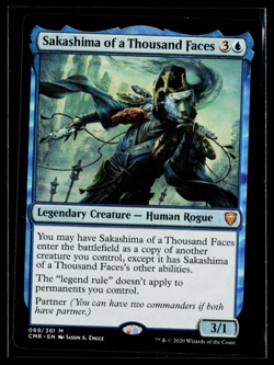 Sakashima of a Thousand Faces - Commander Legends - Mythic - #89 - NM NONFOIL - Image 1
