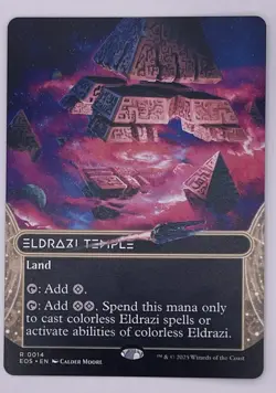 Eldrazi Temple (0014) (Borderless) Edge of Eternities: Stellar Sights Regular - Image 1
