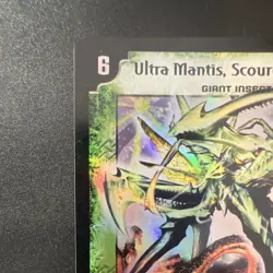 Duel Masters Ultra Mantis, Scourge of Fate S10/S10 Holo Super Rare English 2005 - Image 3