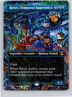 Magic the Gathering Borderless Renet, Temporal Apprentice Teenage Mutant Ninja - Image 1