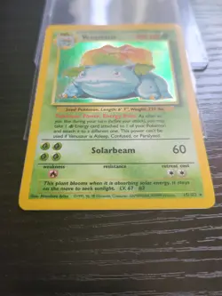 Pokemon TCG VTG WOTC Base Set Unlimited Venusaur 15/102 Holo Rare LP/NM - Image 4