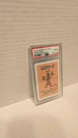 ✨✨ 2023 POKEMON OLD MAID SUPER HIGH TENSION SUDOWOODO PSA 10 - Image 3