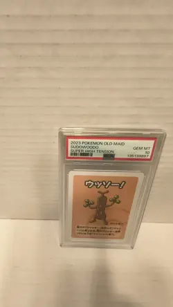 ✨✨ 2023 POKEMON OLD MAID SUPER HIGH TENSION SUDOWOODO PSA 10 - Image 5