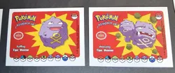KOFFING X WEEZING EVOLUTION LOT - WHOS THAT POKEMON VINTAGE 1997 CCG - Image 1